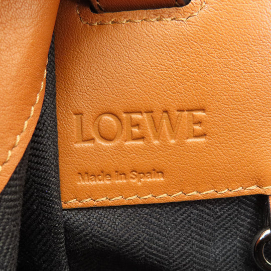 LOEWE Handbag Calfskin Brown Hammock Small 2WAY Women Used Authentic
