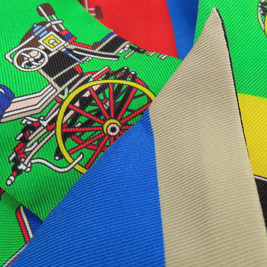 HERMES scarf silk multicolor Twilly Women Used Authentic