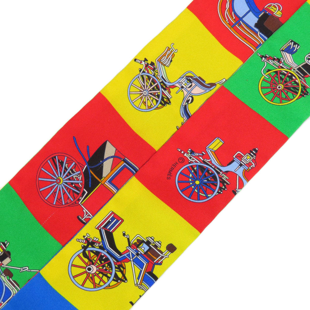 HERMES scarf silk multicolor Twilly Women Used Authentic