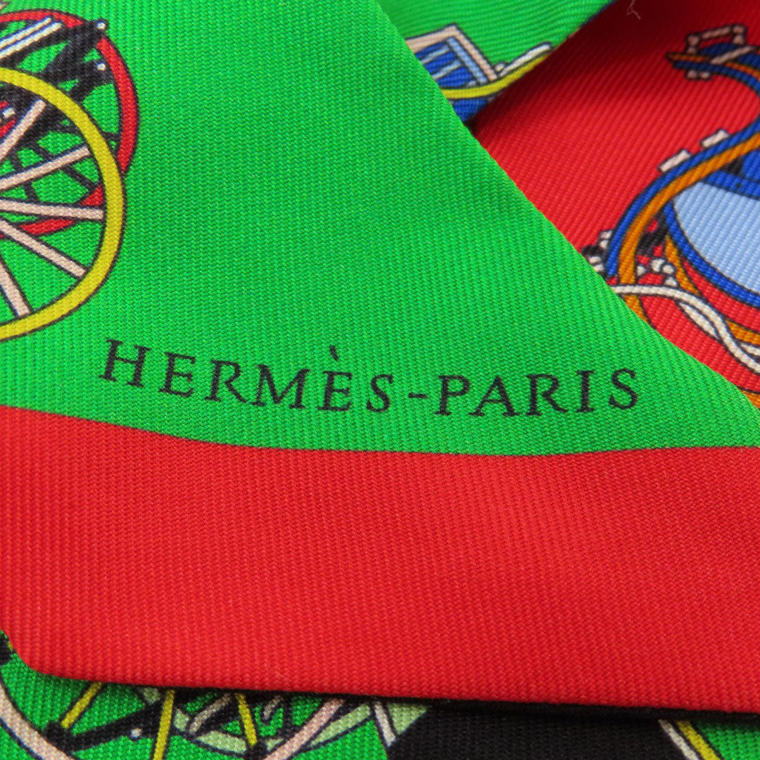HERMES scarf silk multicolor Twilly Women Used Authentic