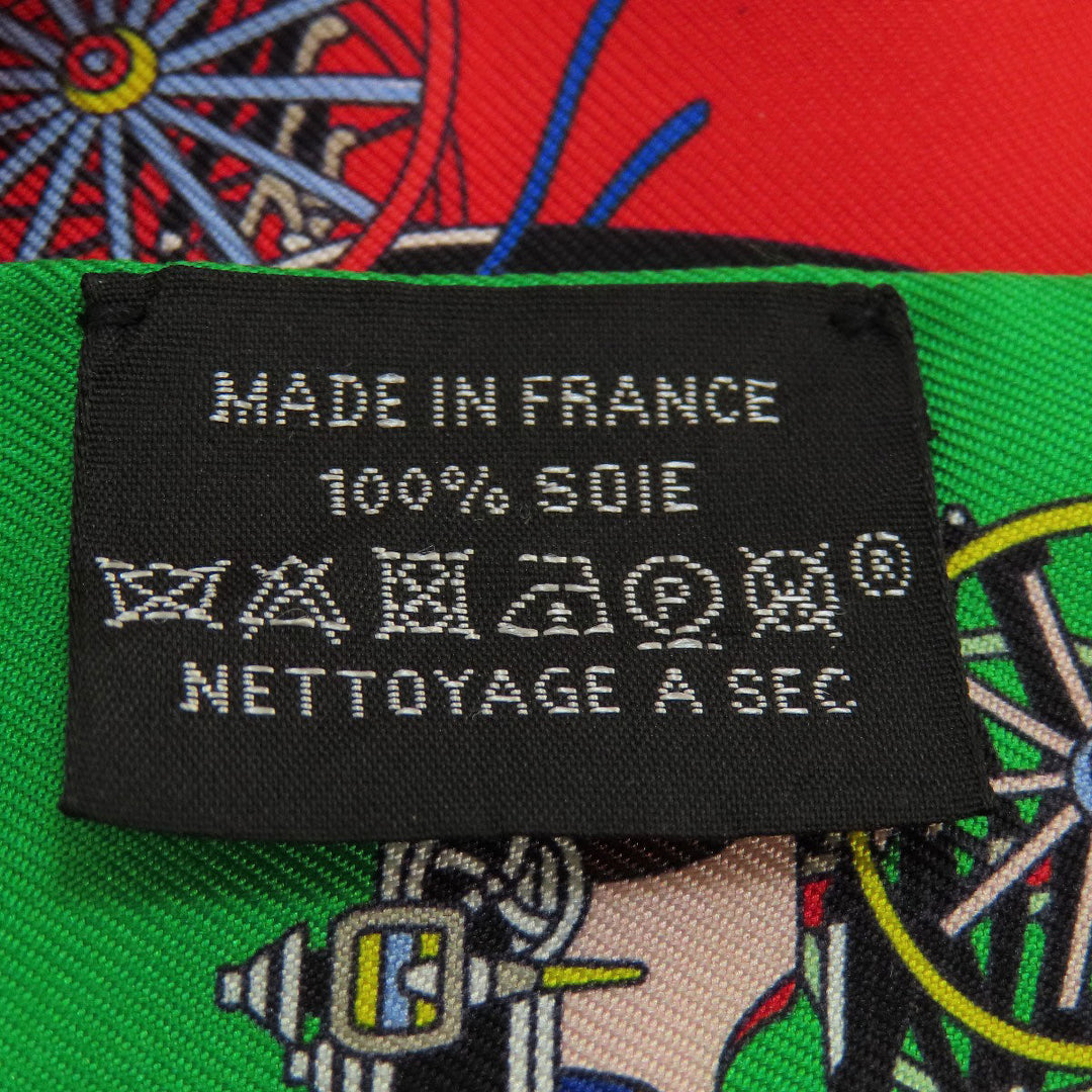 HERMES scarf silk multicolor Twilly Women Used Authentic