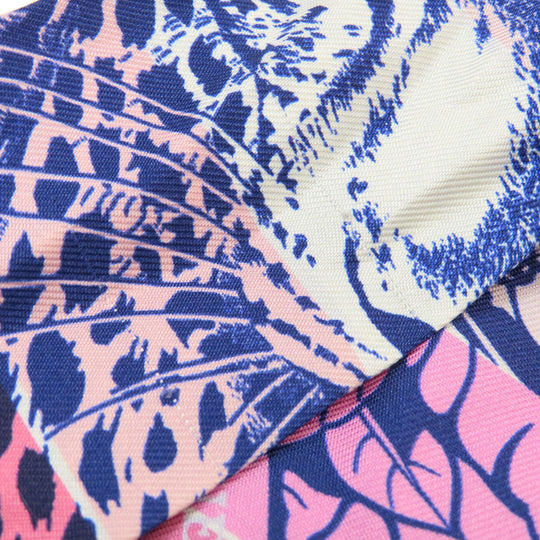 HERMES scarf silk pink Twilly Women Used Authentic