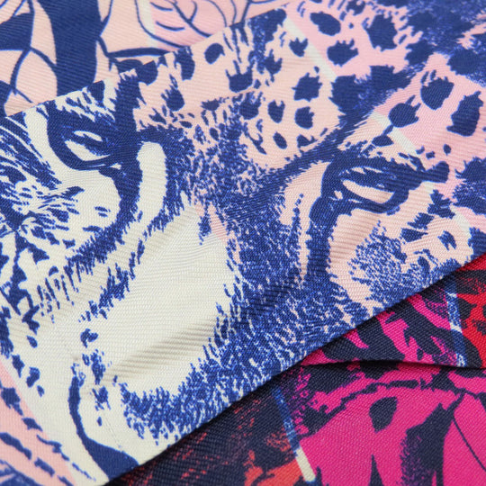 HERMES scarf silk pink Twilly Women Used Authentic