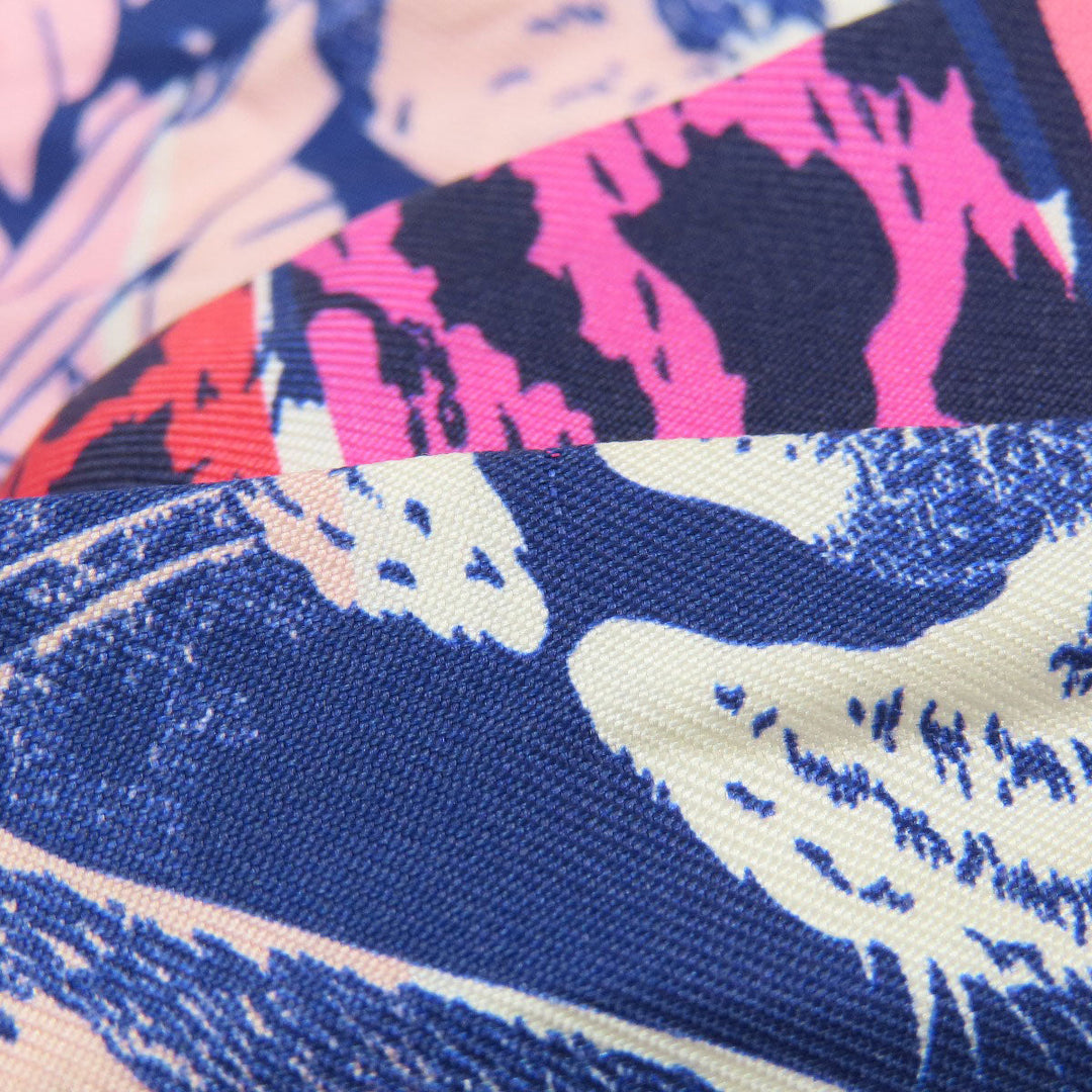 HERMES scarf silk pink Twilly Women Used Authentic