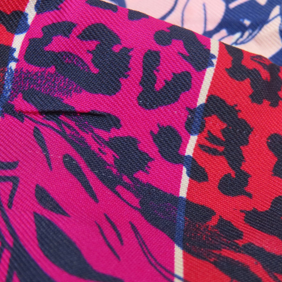HERMES scarf silk pink Twilly Women Used Authentic