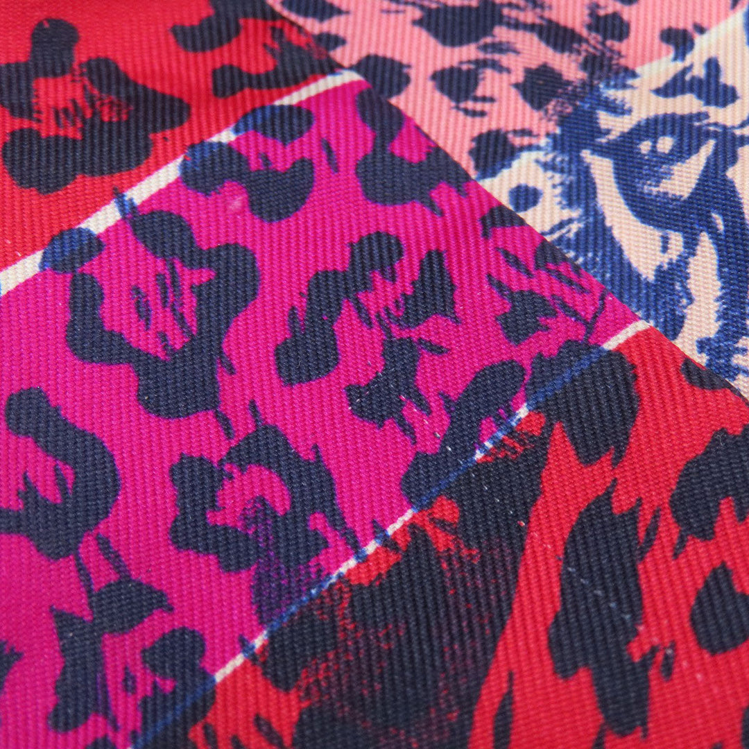 HERMES scarf silk pink Twilly Women Used Authentic