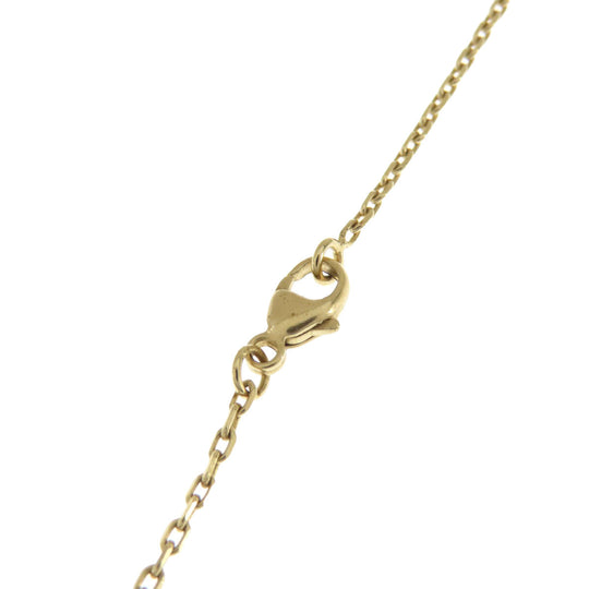 HERMES Necklace Metal, Buffalo Horn gold Amulet Marokiniye PM Women Used Authentic