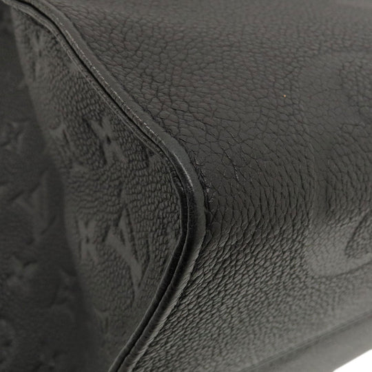 LOUIS VUITTON Tote Bag M44925 Monogram Ann Platt black On the Go GM Monogram Empreinte