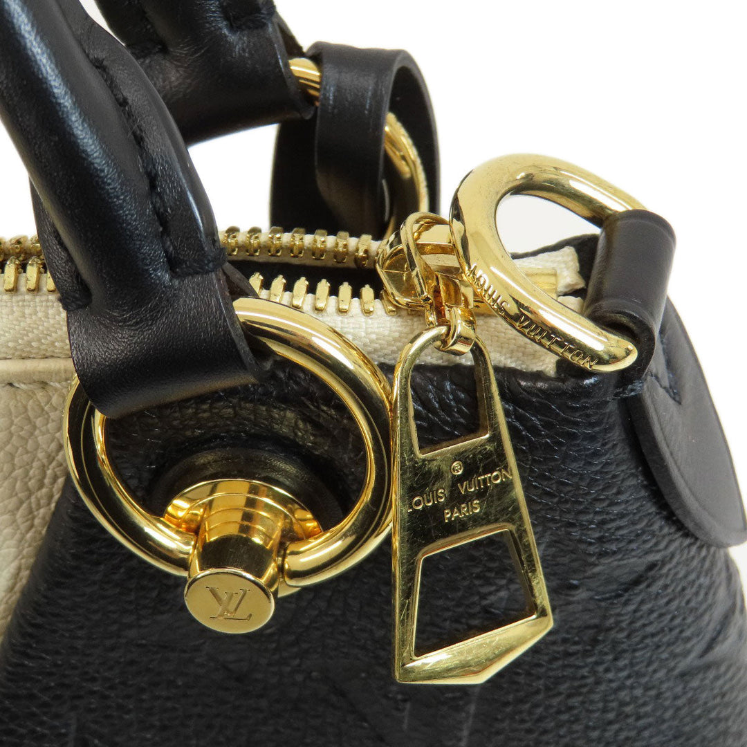 LOUIS VUITTON Handbag M44418 Ann Platt black V Tote BB Noir