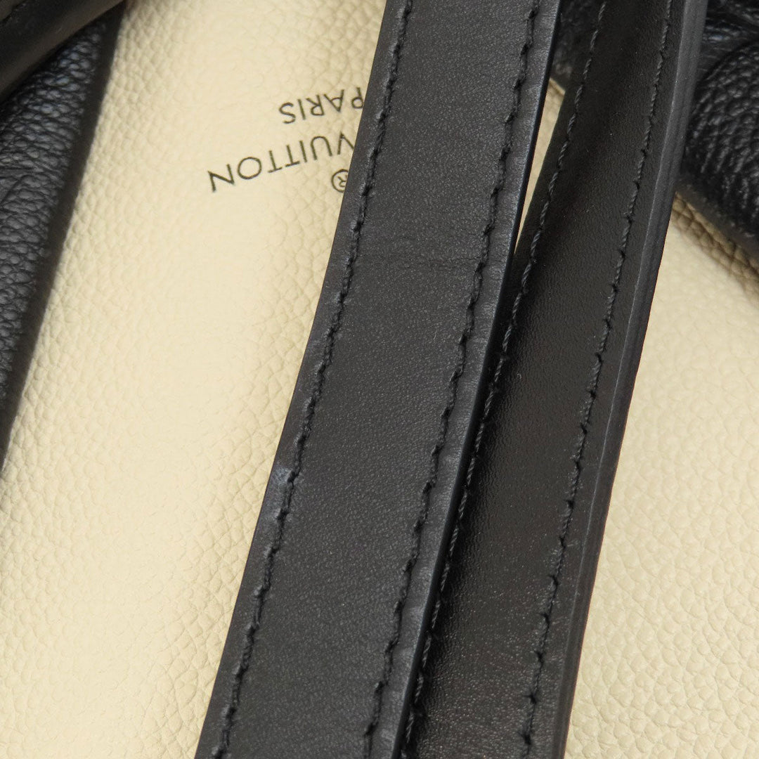 LOUIS VUITTON Handbag M44418 Ann Platt black V Tote BB Noir
