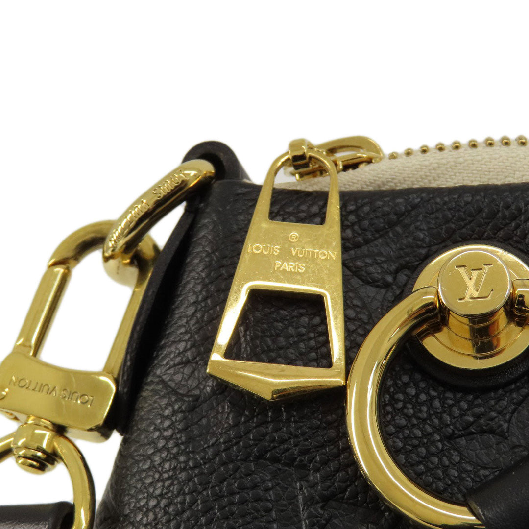 LOUIS VUITTON Handbag M44418 Ann Platt black V Tote BB Noir