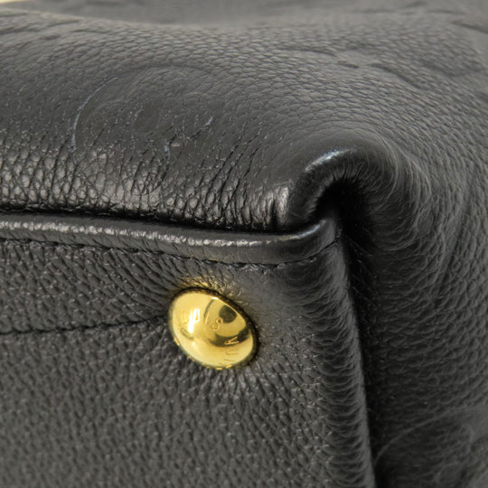 LOUIS VUITTON Handbag M44418 Ann Platt black V Tote BB Noir