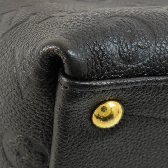 LOUIS VUITTON Handbag M44418 Ann Platt black V Tote BB Noir