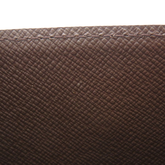 LOUIS VUITTON Coin case N62925 Damier canvas Brown Ludlow Damier Ebene Women Used Authentic