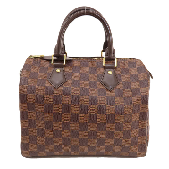 LOUIS VUITTON Handbag N41532 Damier canvas Brown Speedy 25 Women Used Authentic