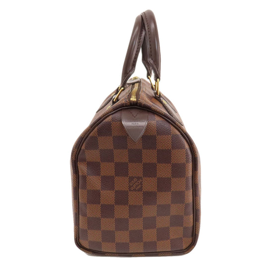 LOUIS VUITTON Handbag N41532 Damier canvas Brown Speedy 25 Women Used Authentic