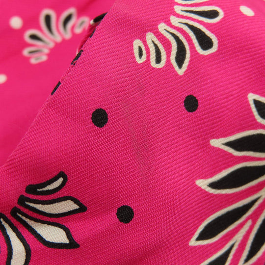 HERMES scarf silk pink Twilly Women Used Authentic