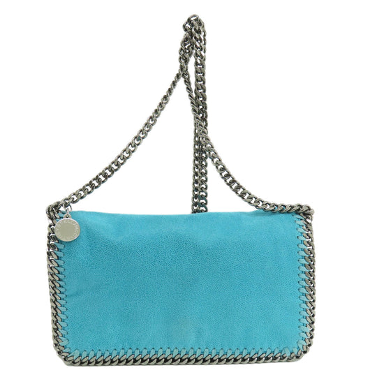 Stella McCartney Shoulder Bag polyester blue Falabella Women Used Authentic