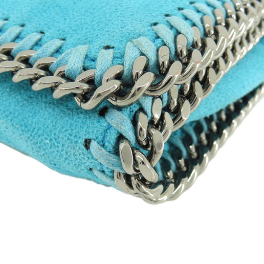 Stella McCartney Shoulder Bag polyester blue Falabella Women Used Authentic