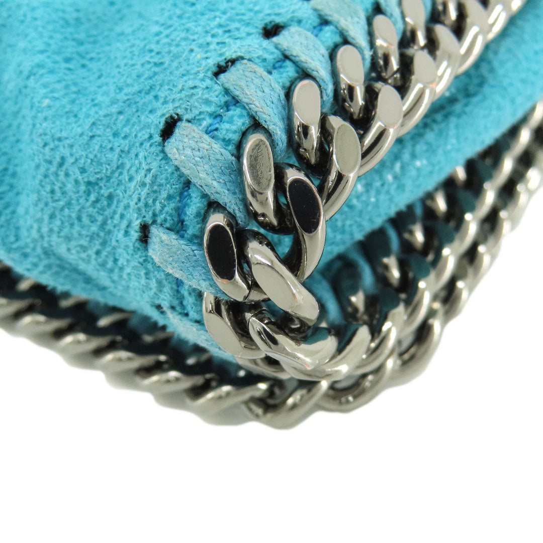 Stella McCartney Shoulder Bag polyester blue Falabella Women Used Authentic