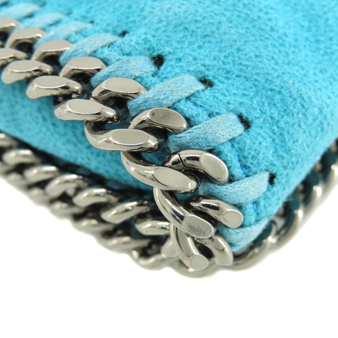 Stella McCartney Shoulder Bag polyester blue Falabella Women Used Authentic
