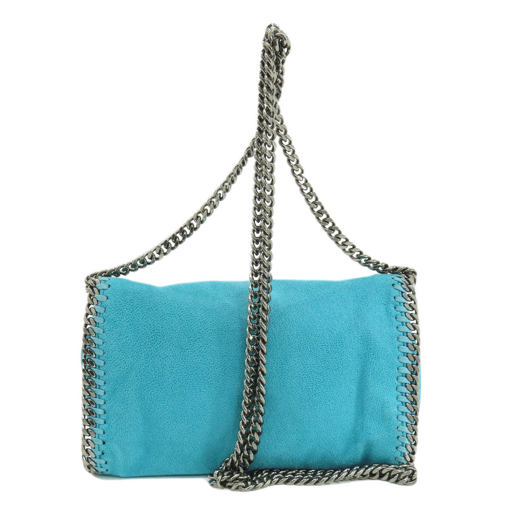 Stella McCartney Shoulder Bag polyester blue Falabella Women Used Authentic