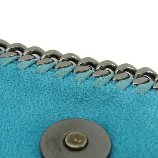 Stella McCartney Shoulder Bag polyester blue Falabella Women Used Authentic