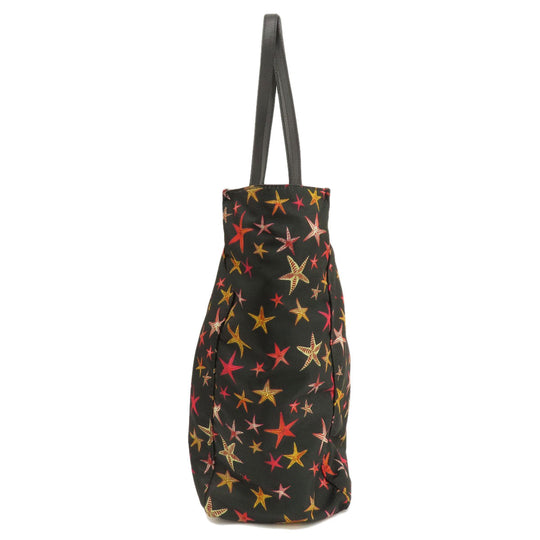 RED VALENTINO Tote Bag Nylon multicolor Star motif