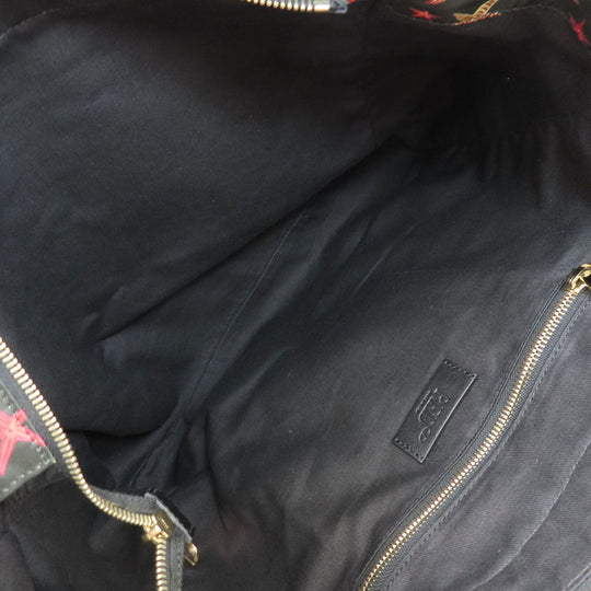 RED VALENTINO Tote Bag Nylon multicolor Star motif
