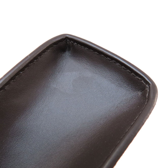 GUCCI Clutch bag 475316 PVC Brown GG Supreme Shelly Line Women Used Authentic