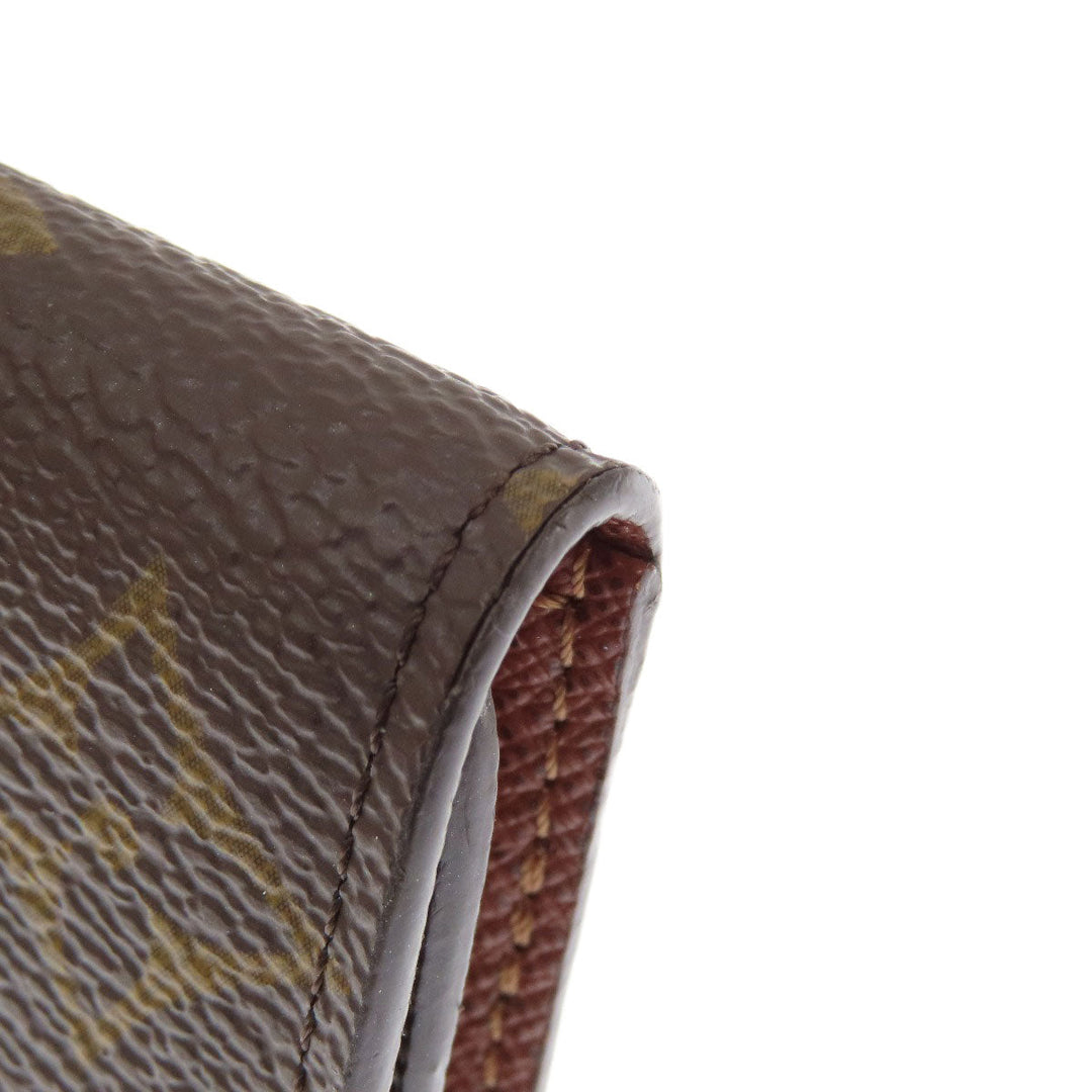 LOUIS VUITTON Key case Key holder  M69517 Monogram canvas Brown Multicles4 Monogram Women Used Authentic