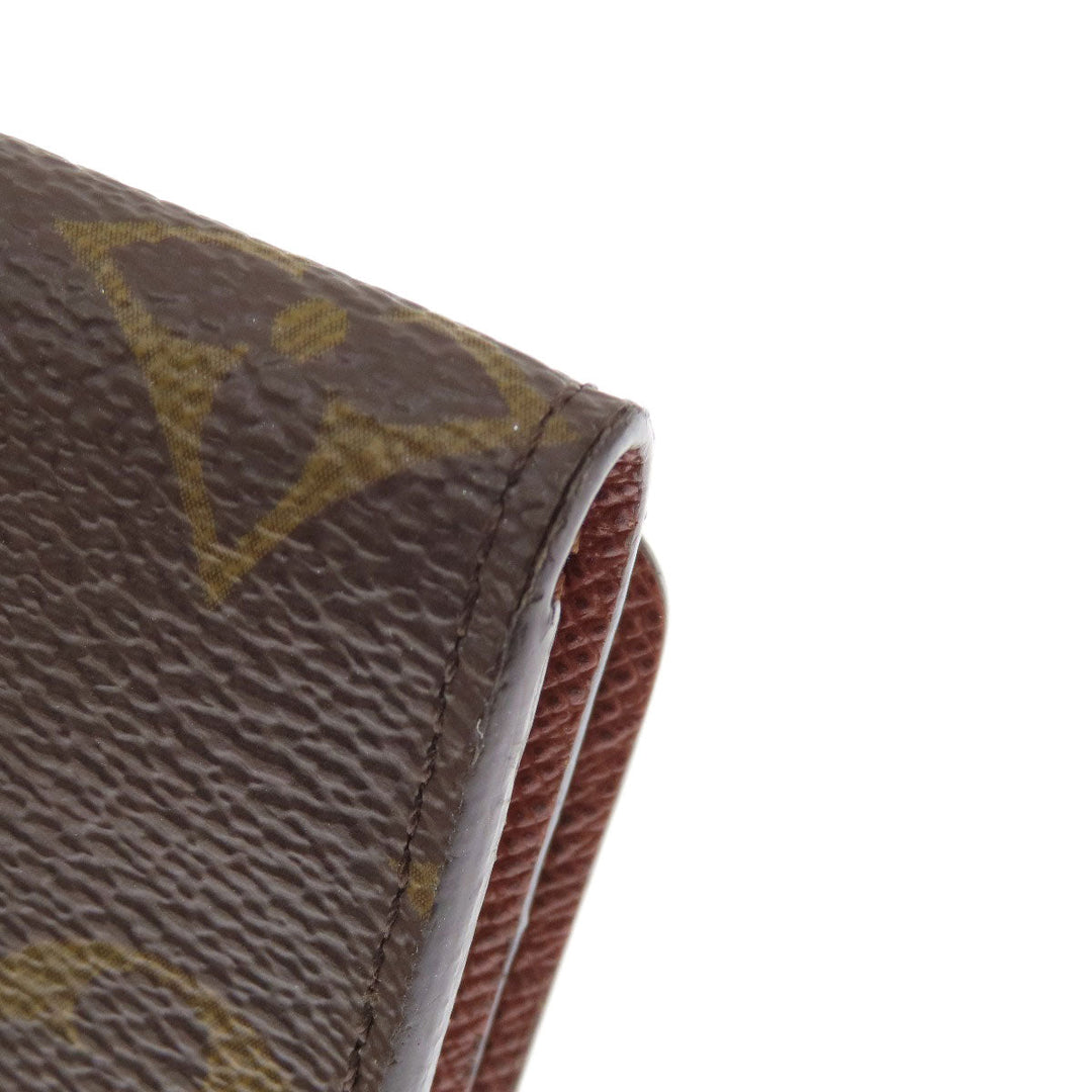 LOUIS VUITTON Key case Key holder  M69517 Monogram canvas Brown Multicles4 Monogram Women Used Authentic