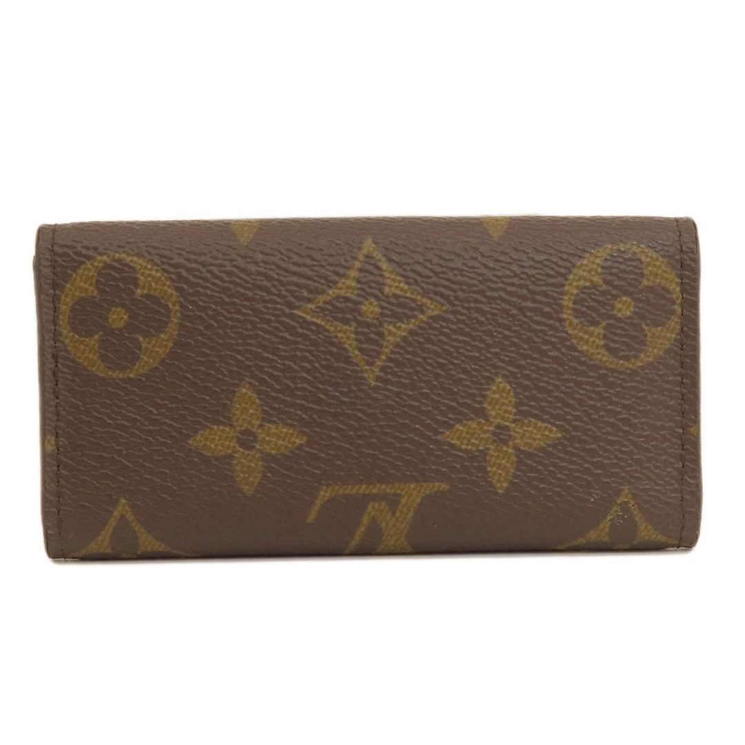 LOUIS VUITTON Key case Key holder  M69517 Monogram canvas Brown Multicles4 Monogram Women Used Authentic