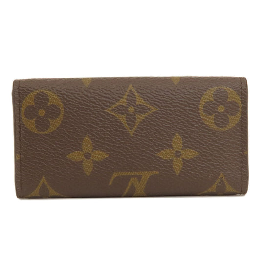 LOUIS VUITTON Key case Key holder  M69517 Monogram canvas Brown Multicles4 Monogram Women Used Authentic