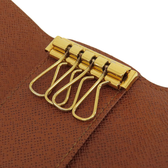 LOUIS VUITTON Key case Key holder  M69517 Monogram canvas Brown Multicles4 Monogram Women Used Authentic