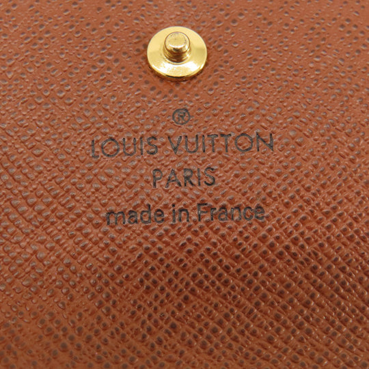 LOUIS VUITTON Key case Key holder  M69517 Monogram canvas Brown Multicles4 Monogram Women Used Authentic