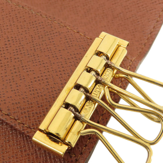LOUIS VUITTON Key case Key holder  M69517 Monogram canvas Brown Multicles4 Monogram Women Used Authentic