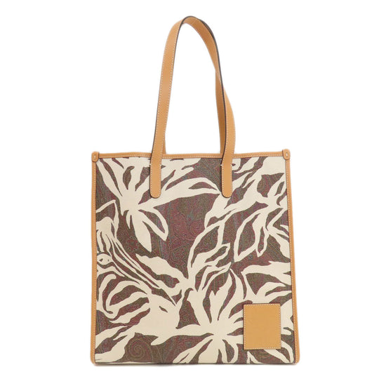ETRO Tote Bag PVC beige Paisley Pattern