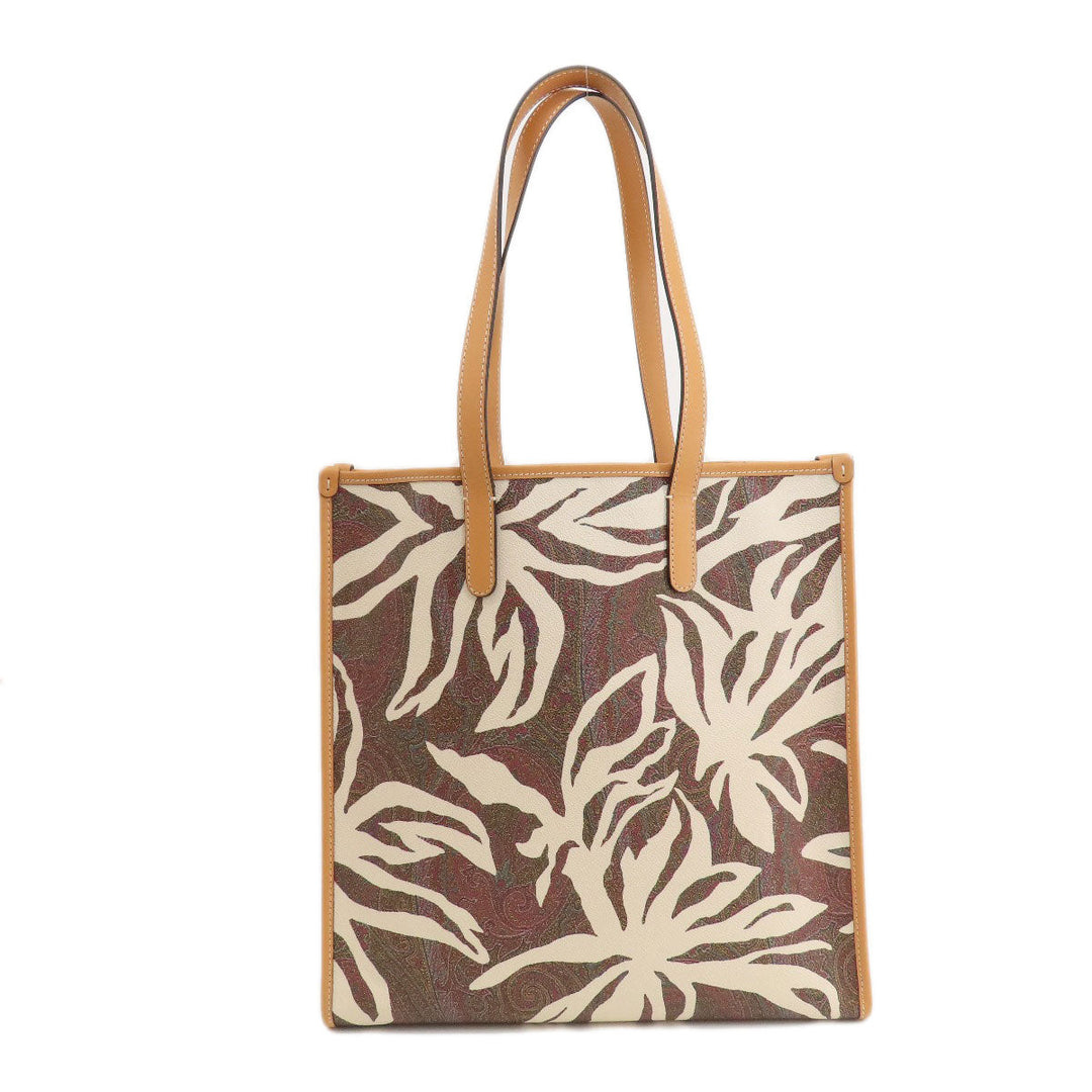 ETRO Tote Bag PVC beige Paisley Pattern