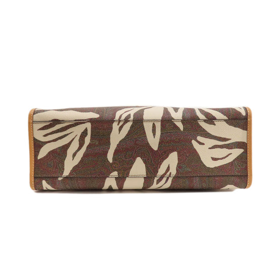 ETRO Tote Bag PVC beige Paisley Pattern
