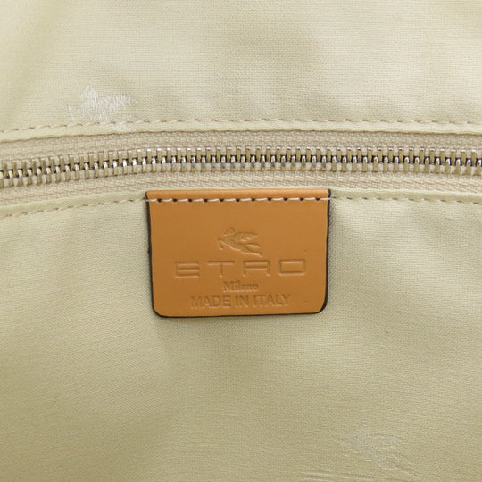 ETRO Tote Bag PVC beige Paisley Pattern