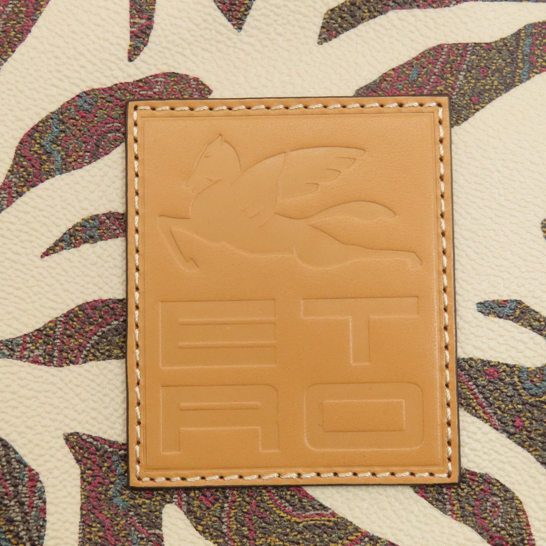 ETRO Tote Bag PVC beige Paisley Pattern
