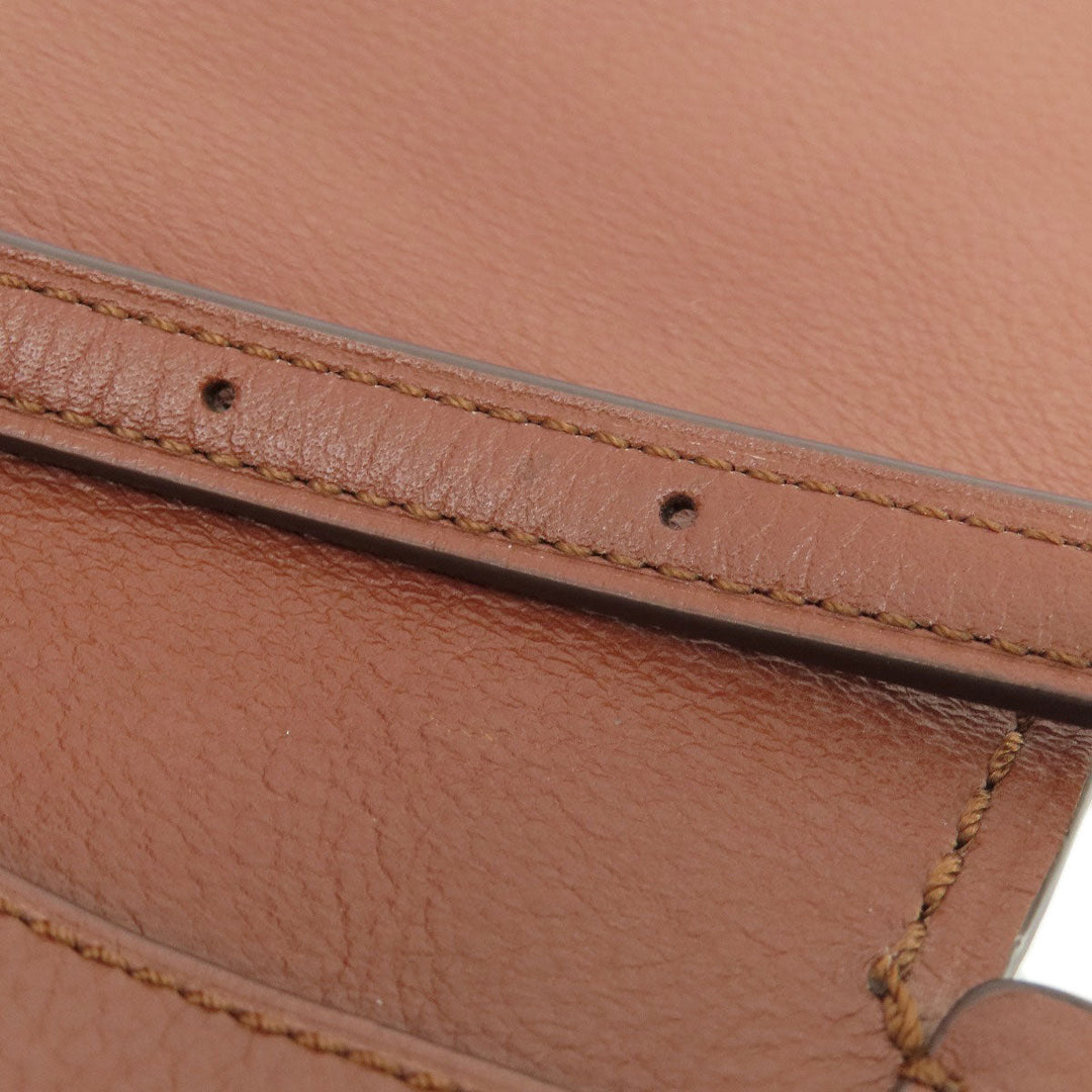 COACH Shoulder Bag F59723 leather Brown Long shoulder Women Used Authentic