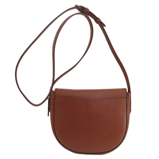 COACH Shoulder Bag F59723 leather Brown Long shoulder Women Used Authentic