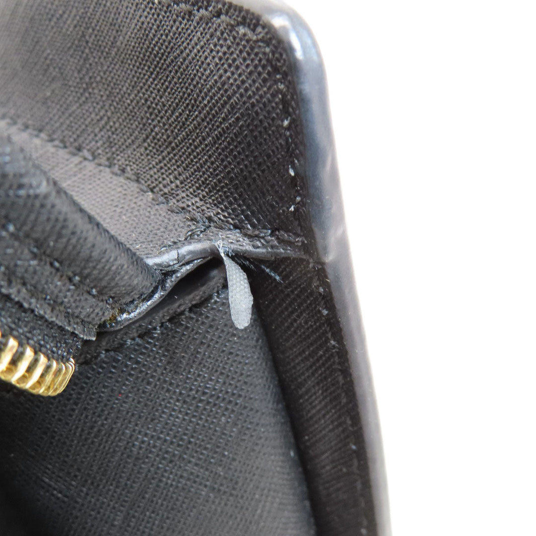 MICHAEL KORS Handbag leather black 2WAY Women Used Authentic