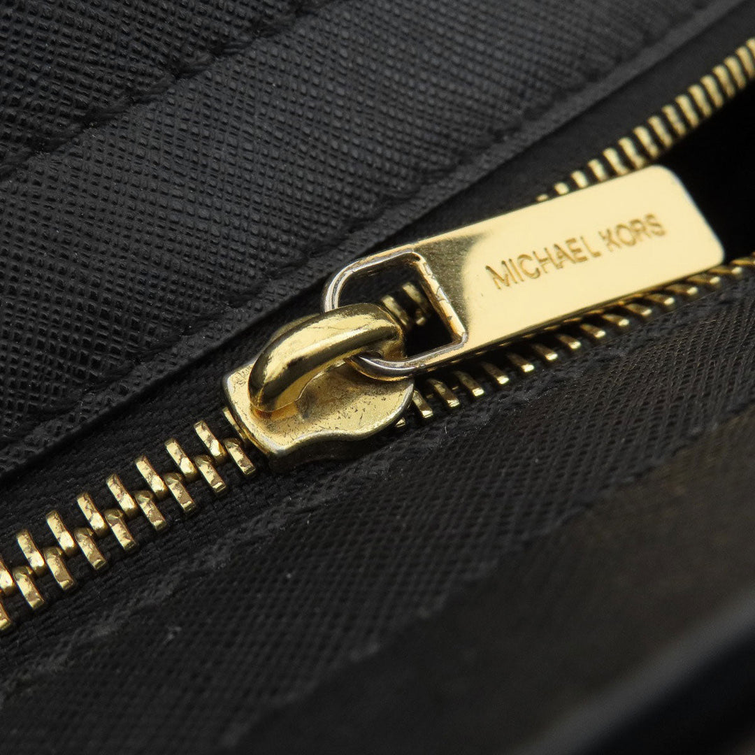 MICHAEL KORS Handbag leather black 2WAY Women Used Authentic