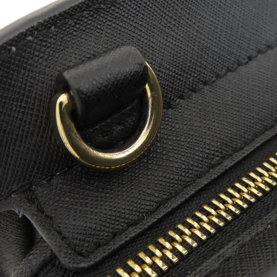 MICHAEL KORS Handbag leather black 2WAY Women Used Authentic