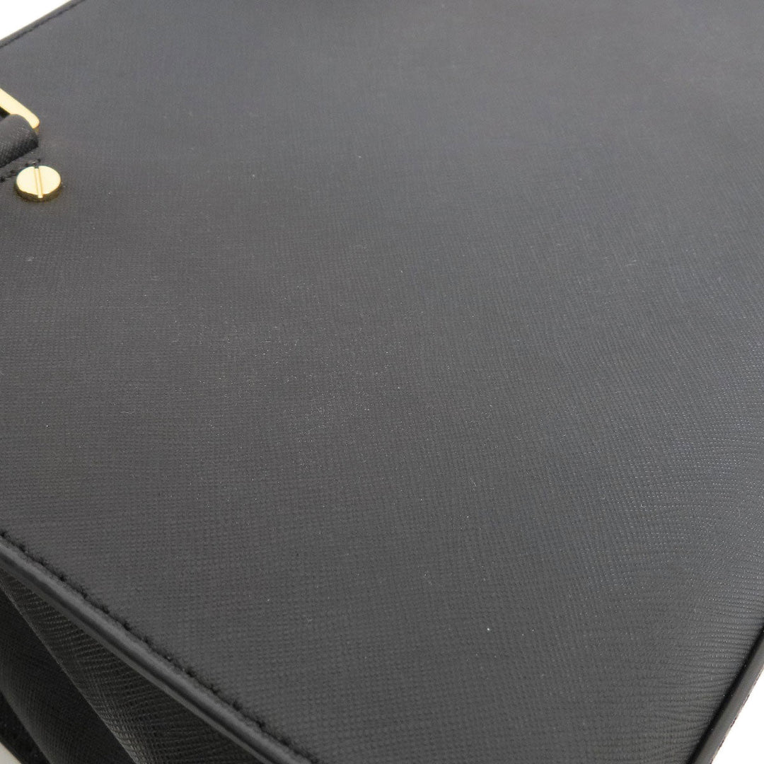 MICHAEL KORS Handbag leather black 2WAY Women Used Authentic