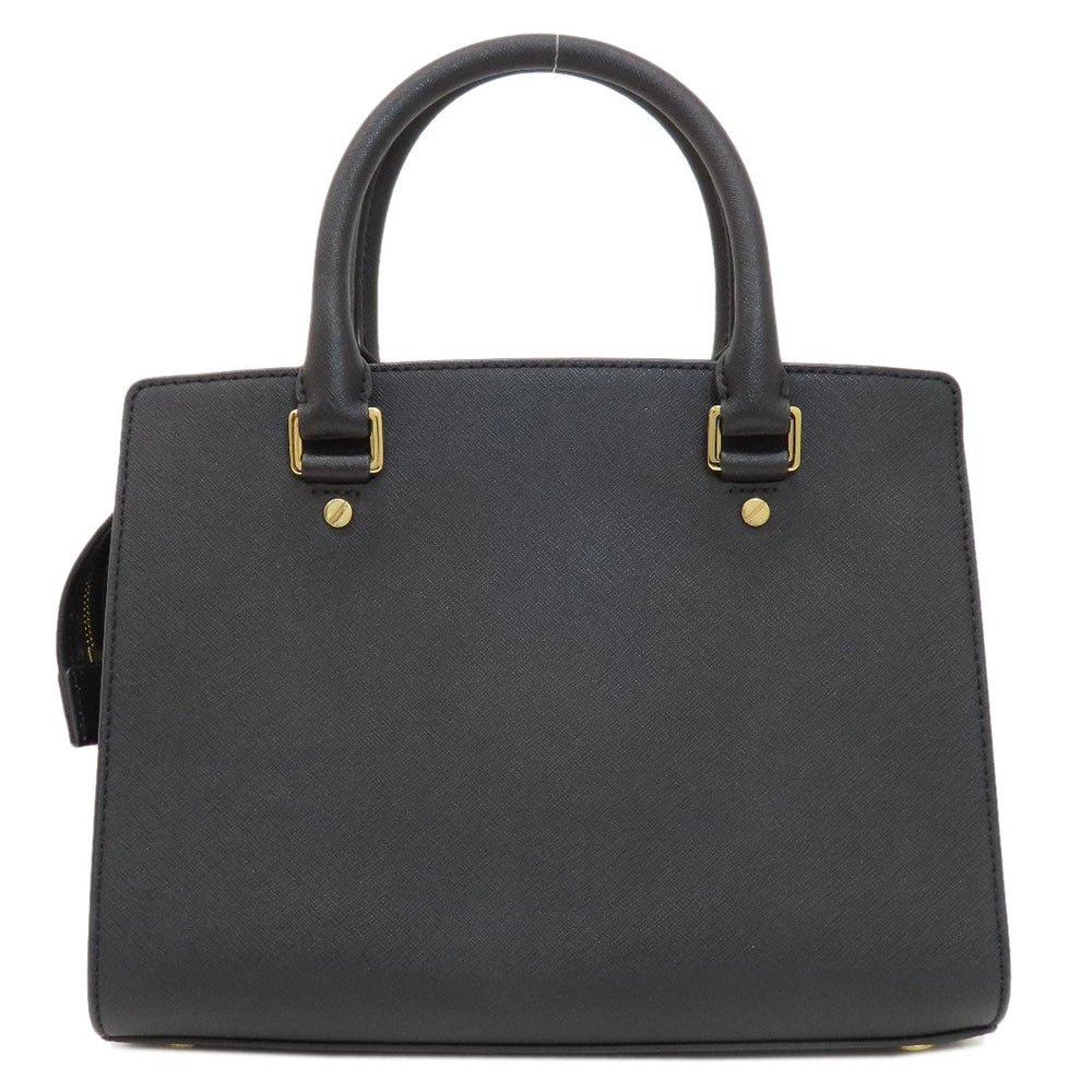 MICHAEL KORS Handbag leather black 2WAY Women Used Authentic