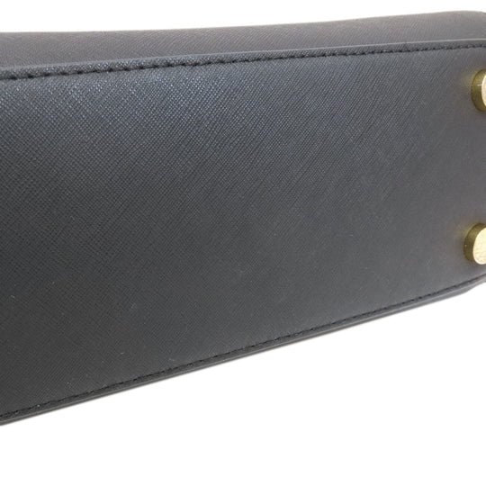MICHAEL KORS Handbag leather black 2WAY Women Used Authentic
